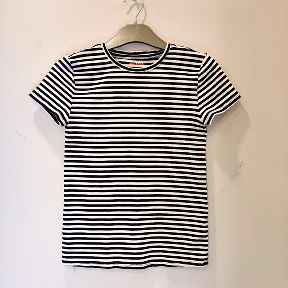 Joe Fresh Organic Cotton Striped Short Sleeve Tee | Small - Picture 1 of 4